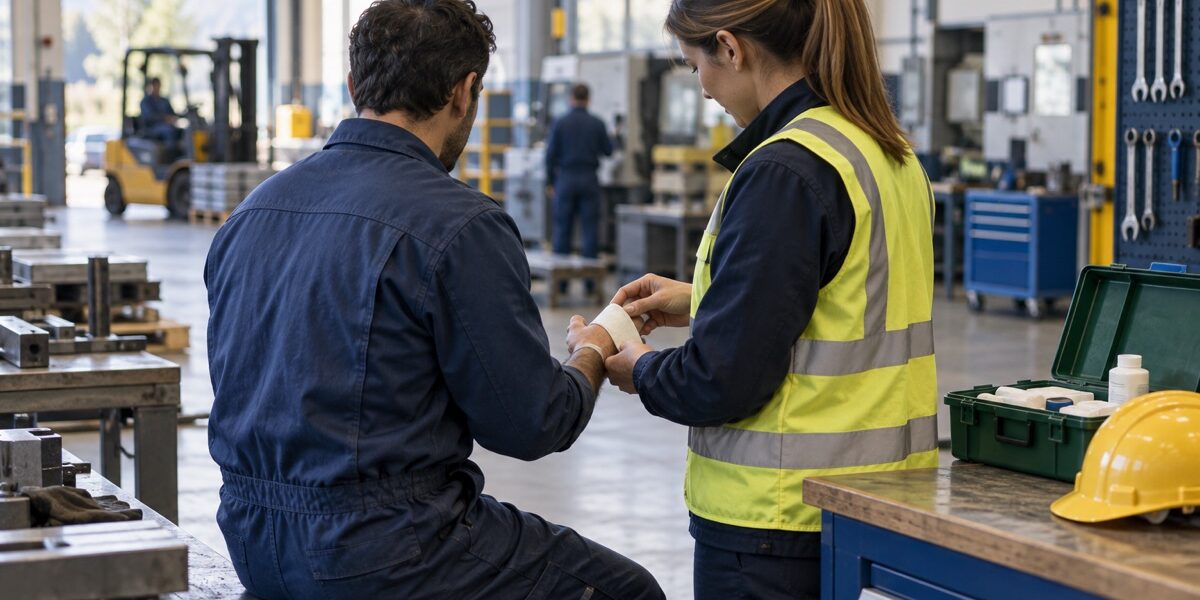Infortunio sul lavoro: primi passi e assistenza in officina